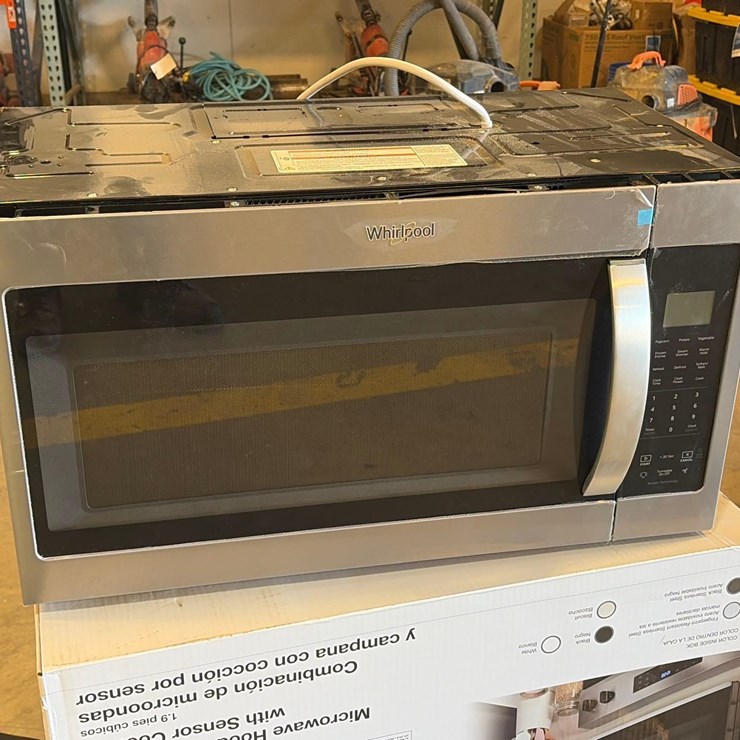 Unused Whirlpool Microwave Hood Combination