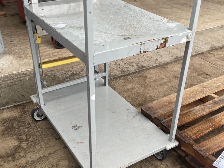 #1302-•-rolling-warehouse-rack-and-ladder-image-6