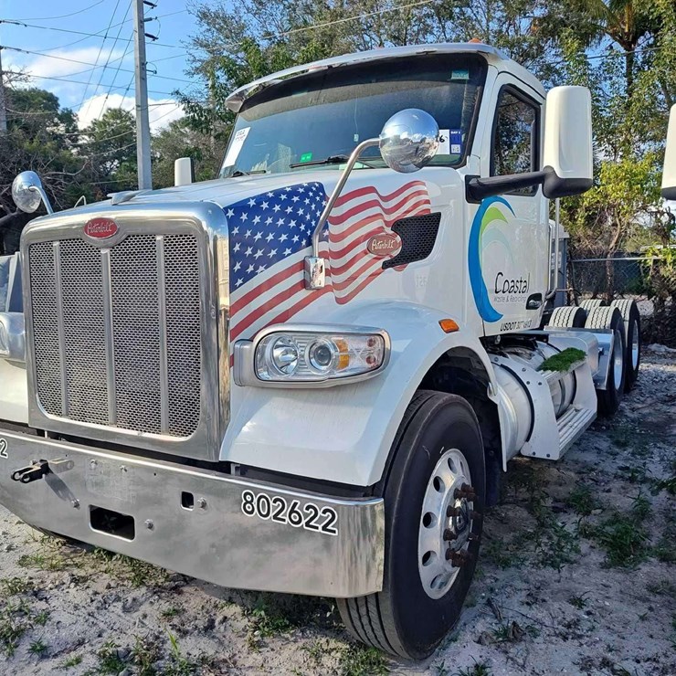 2022 Peterbilt 567 T/A Wet Kit Day Cab Truck Tractor
