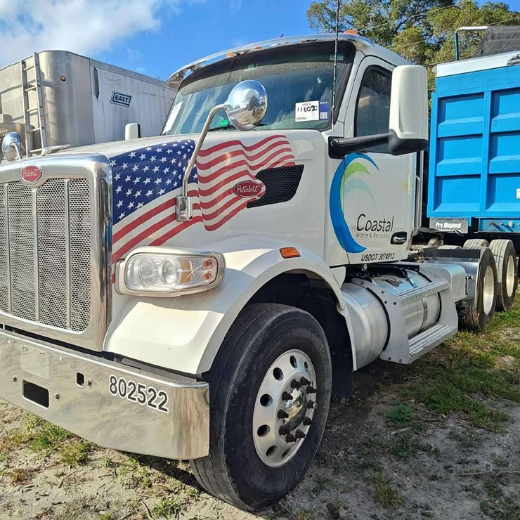 2022 Peterbilt 567 T/A Wet Kit Day Cab Truck Tractor
