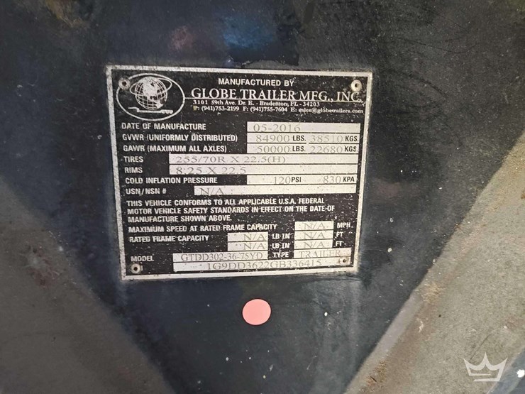 2016-globe-trailer-gtdd30236-36ft.-75yd.-t/a-end-dump-truck-image-7