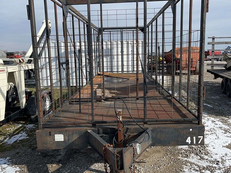 2008-triple-axel-trailer-with-black-metal-cage/sides,-homemade,-vin--td311941-image-2