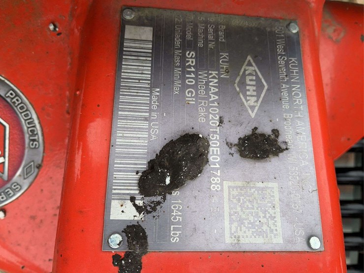 2021-kuhn-speed-rake,-sr110-011-10-wheel-rake,-double-5-on-the-side,-hyd.-fold/raise,-s/n--knaa1020t50e01788-image-12