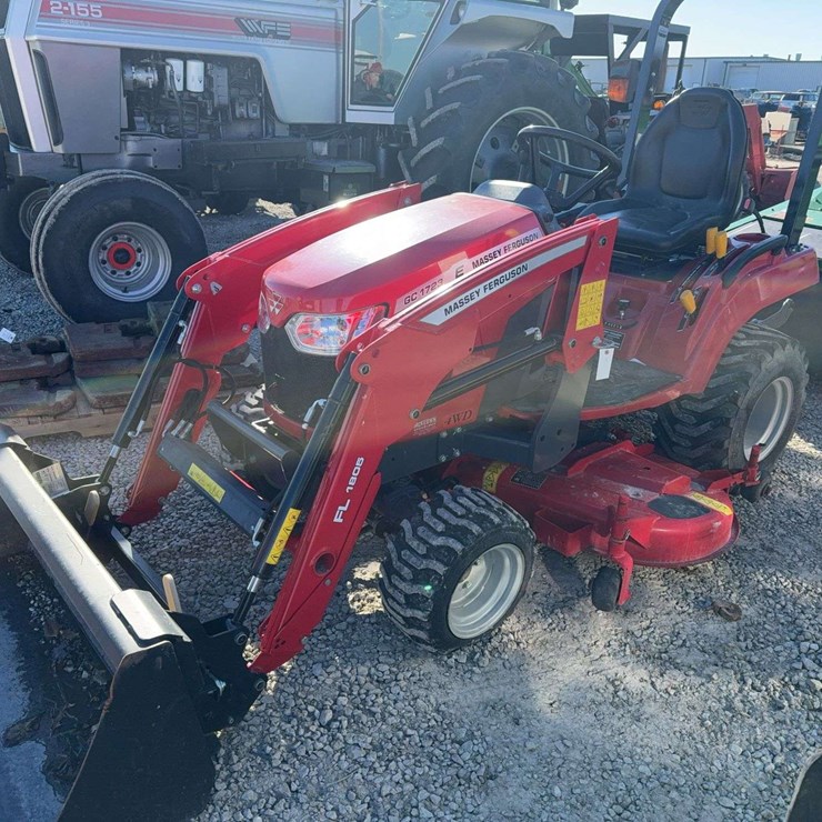 1723E Massey Ferguson utility tractor with loader, 60" mower deck, new tac meter, unknown hours