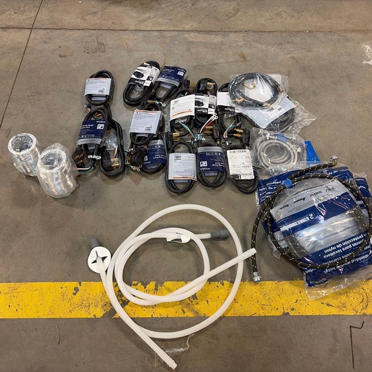Assortment of Whirlpool Appliance Connectors and Hoses