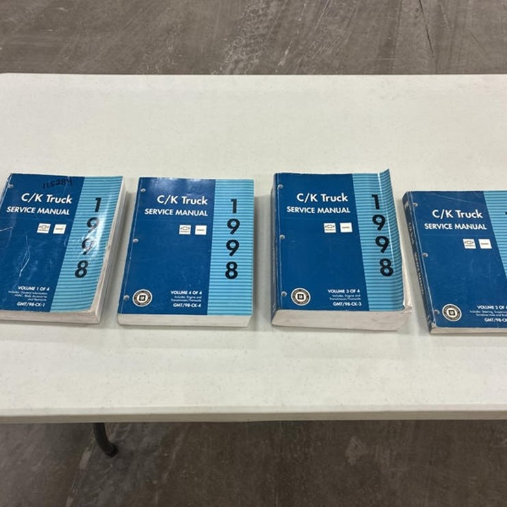 #115284 • 4 CHEVROLET CK SERVICE MANUALLS