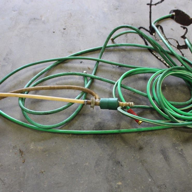 Garden Hose And Manual Transfer Pump