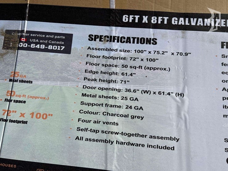 landhonor-lhr-ms0608-galvanized-apex-roof-metal-shed-image-3