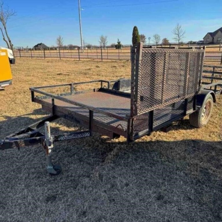 ROADMASTER TRAILER, SINGLE AXLE, SIDE AND REAR