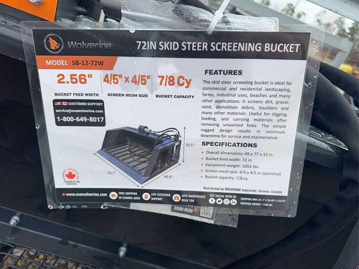 unused-skid-steer-screening-bucket-attachment-image-1