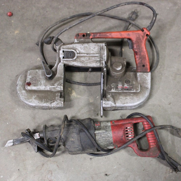 Corded Milwaukee Bandsaw And Sawzall