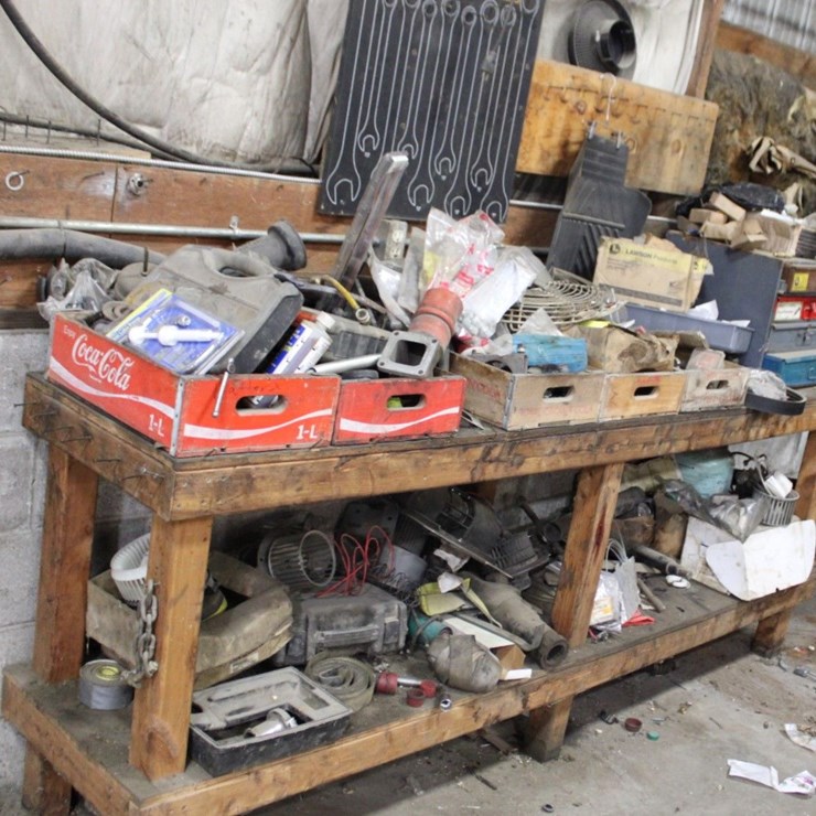 Shop Table Cleanout