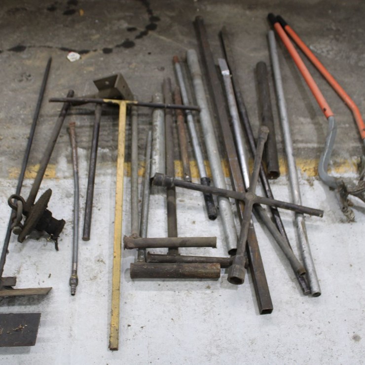 Assortment Of Tire Tools And Breaker Bars