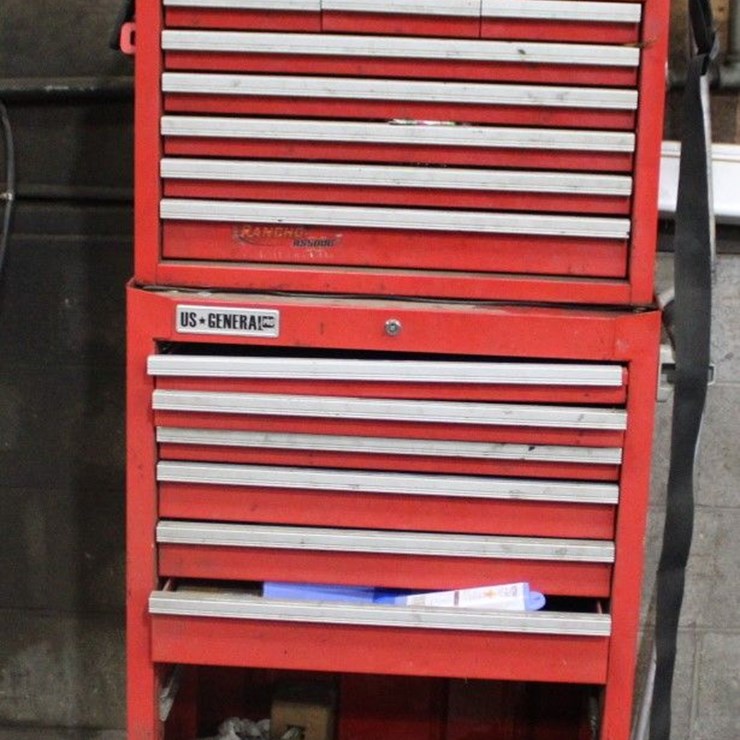 US General Pro Tool Box With Content