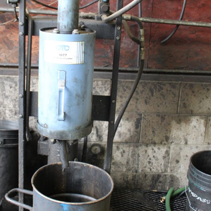 OTC 1877 Hydraulic Oil Filter Crusher