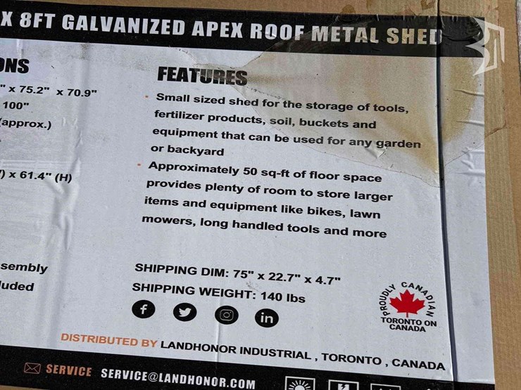 landhonor-lhr-ms0608-galvanized-apex-roof-metal-shed-image-4