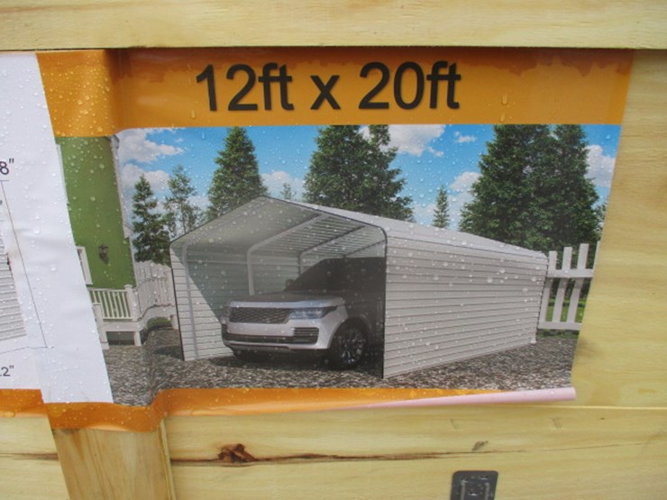 #6947-•-12x20ft-fully-enclosed-steel-shelter-image-1
