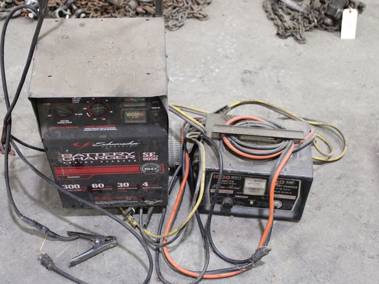 schumaker-and-sure-fine-battery-chargers-with-jumper-cables-image-1
