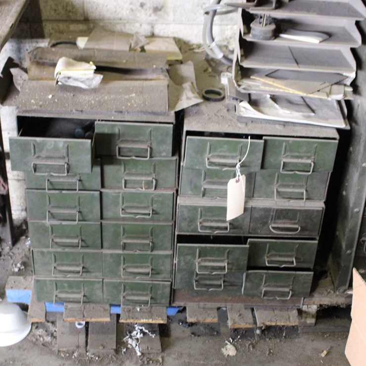 Parts Cabinet With Content