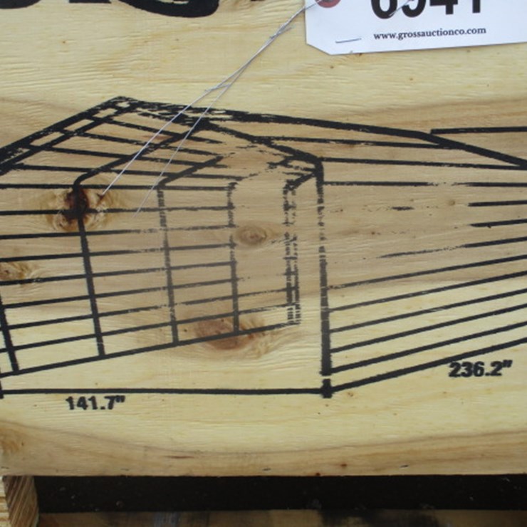 #6941 • 12x20ft Fully Enclosed Steel Shelter