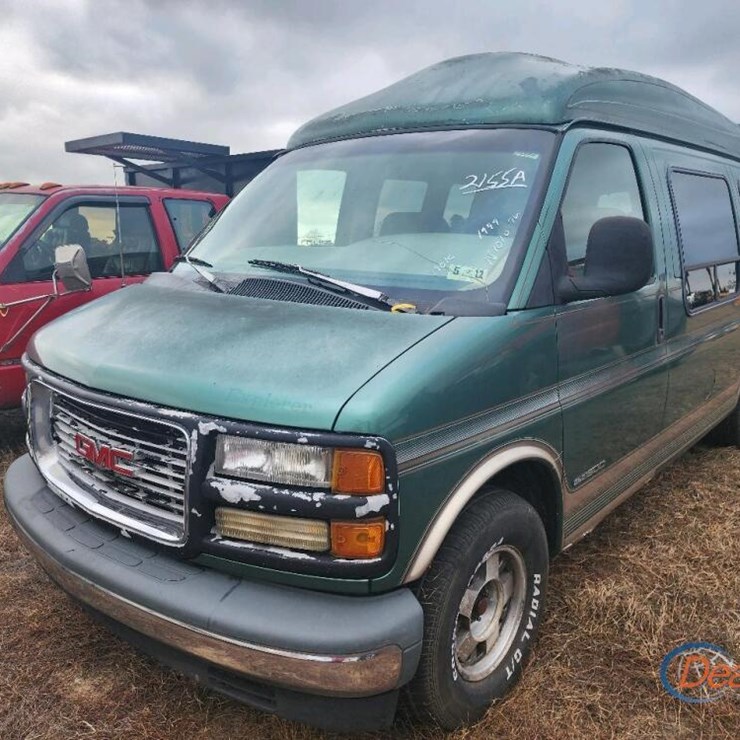 1999 GMC SAVANA VAN, S/N 1GDFG15R1X1081304: ODOMETER SHOWS 190K MI.