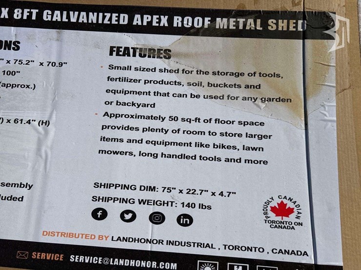 landhonor-lhr-ms0608-galvanized-apex-roof-metal-shed-image-4