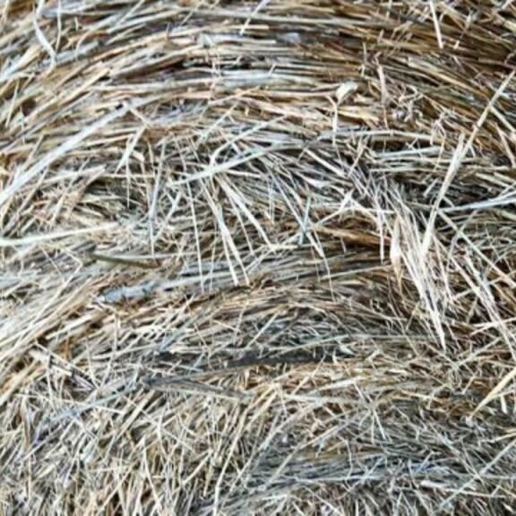 25 Round Bales Ozark & Crabgrass Stickers