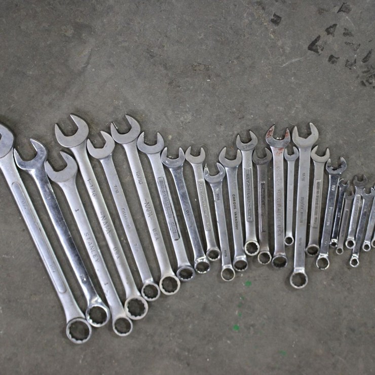 Various Size Set Of Wrenches