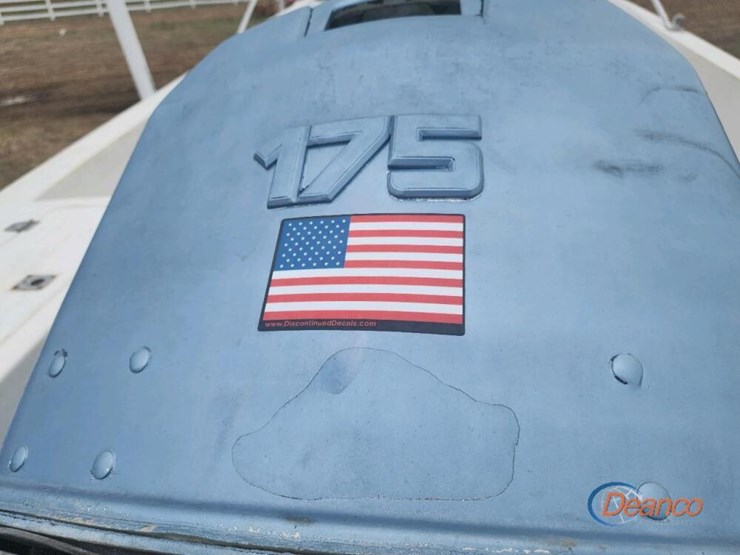 18'-angler-boat-w/-alum.-trailer:-w/-175hp-evinrude-outboard-motor-image-8