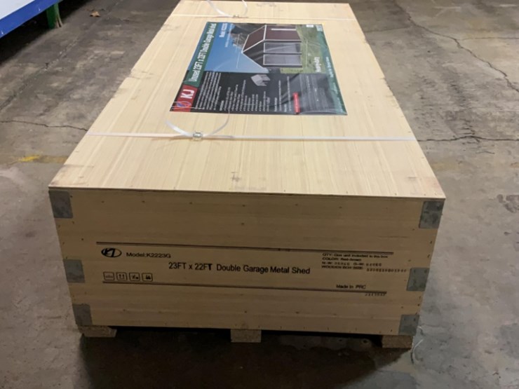 (inv.53011)-new-unused-k2223g-double-garage-shed,-22'-x-23'-heavy-duty-garage-image-2