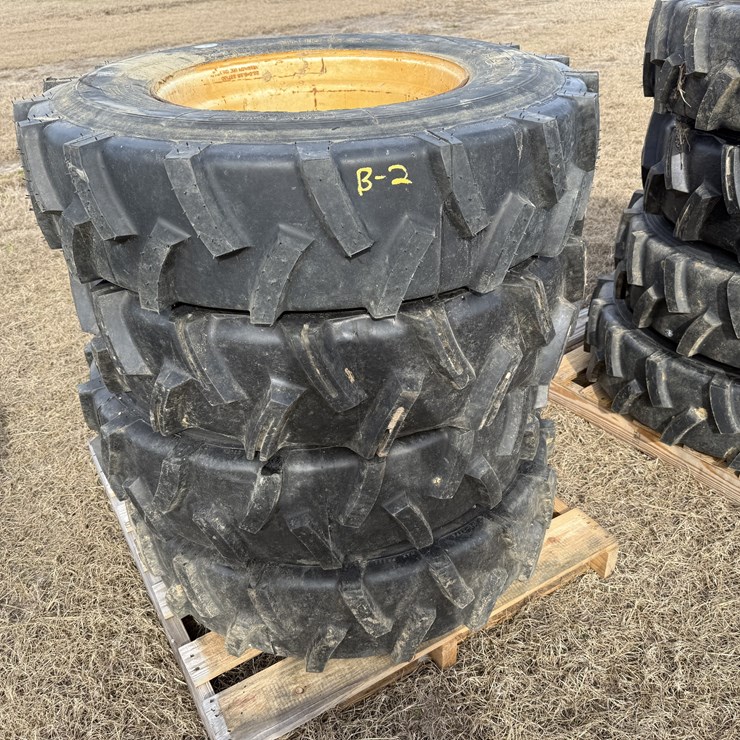 Pallet of Four Pivot Wheels & Tires