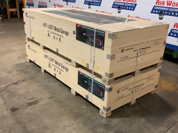 (inv.53017)-new-unused-kj-k4525g-double-metal-garage,-25'-x-45'-heavy-duty-shed-image-6