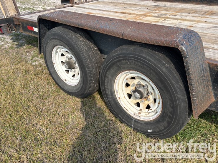 tandem-axle-equipment-trailer,-pintle-hitch,-ramps,-14,000lb-gvwr-image-6