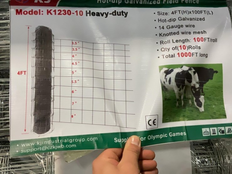 (inv.53028)-new-unused-k1230-10-heavy-duty-14-gauge-hot-dipped-galvanized-fence,-10---100'-rolls-image-3