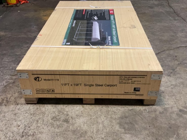 (inv.53023)-new-unused-kj-k1119-all-steel-carport,-11'-x-19'-carport-image-4