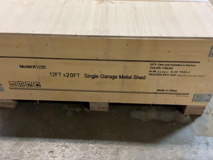 (inv.53010)-new-unused-kj-k1220-metal-garage,-12'-x-20'-heavy-duty-garage-shed-image-6