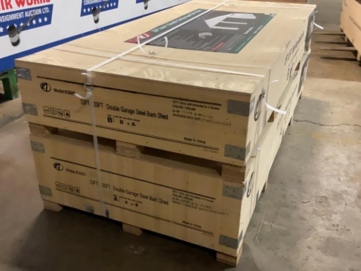 (inv.53018)-new-unused-kj-k3325-double-metal-garage,-25'-x-33'-heavy-duty-shed-image-6