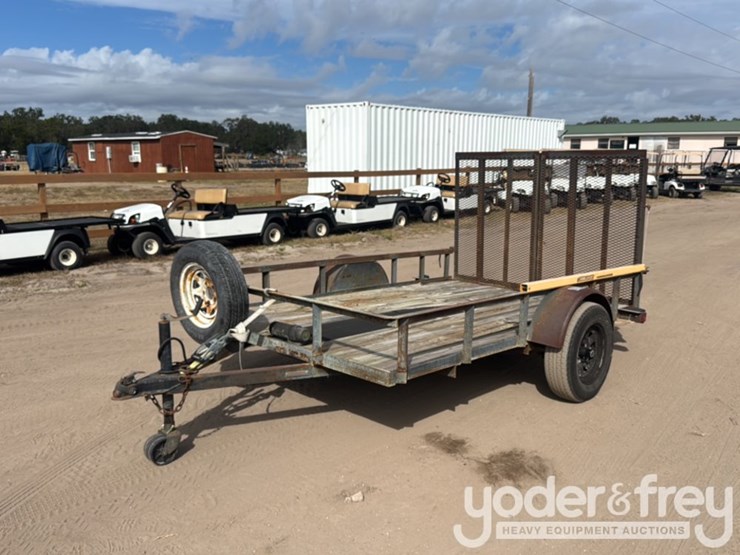 2004-brew-6'-x-10'-single-axle-equipment-trailer,-ramps,-600lbs-image-1