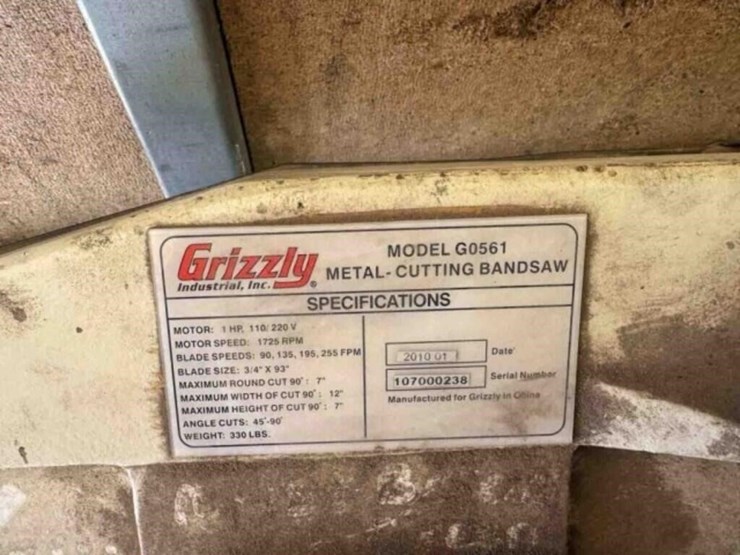 2010-grizzly-ind-band-saw,-coolant,-image-4