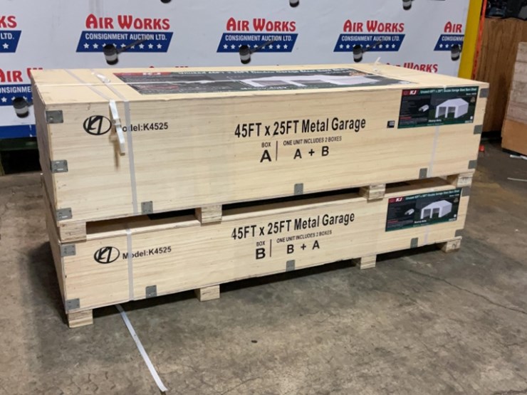 (inv.53027)-new-unused-kj-k4525-double-metal-garage,-25'-x-45'-heavy-duty-garage-image-3