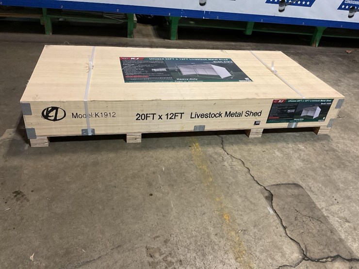 (inv.53005)-new-unused-kj-k1912-metal-shed,-12'-x-20'-heavy-duty-shed-image-2