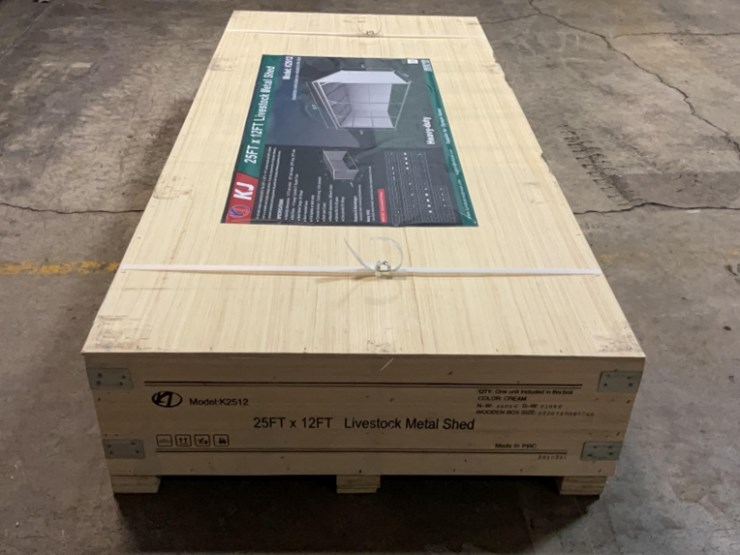 (inv.53006)-new-unused-kj-k2512-metal-shed,-12'-x-25'-heavy-duty-image-3