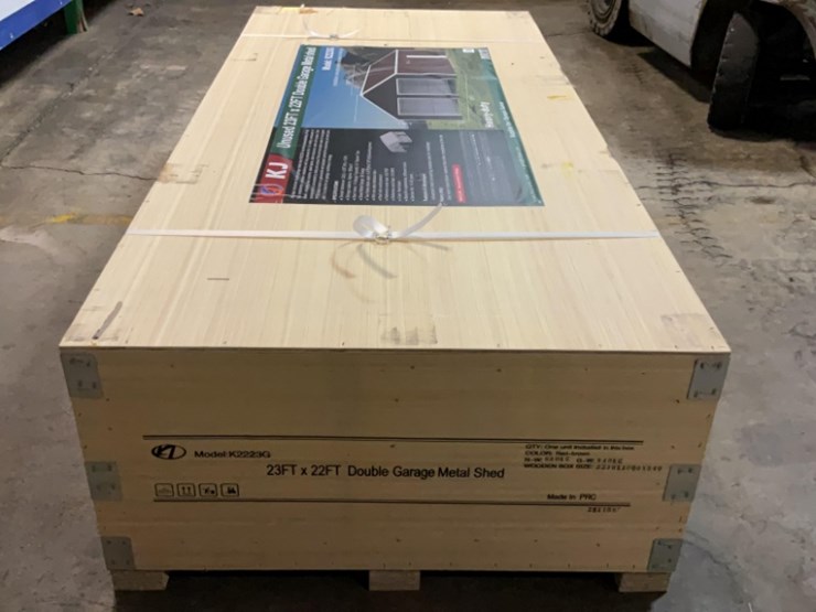 (inv.53013)-new-unused-kj-k2223g-double-metal-garage,-22'-x-23'-heavy-duty-image-3