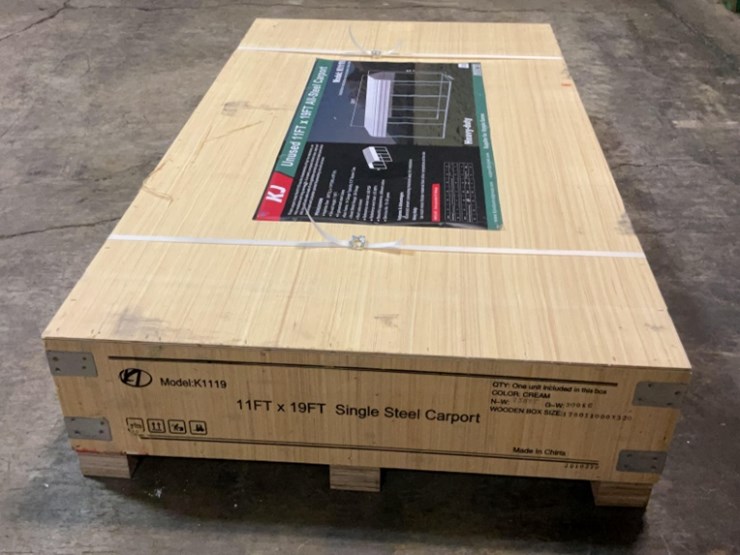 (inv.53023)-new-unused-kj-k1119-all-steel-carport,-11'-x-19'-carport-image-7