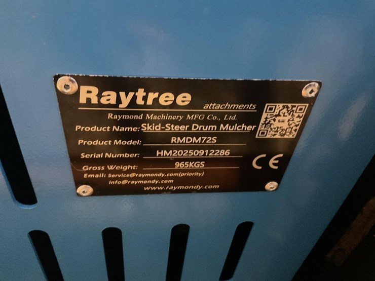(inv.53003)-new-unused-2025-raytree-rmdm72s-forestry-drum-mulcher-skid-loader-attachment,-72"-drum-image-12