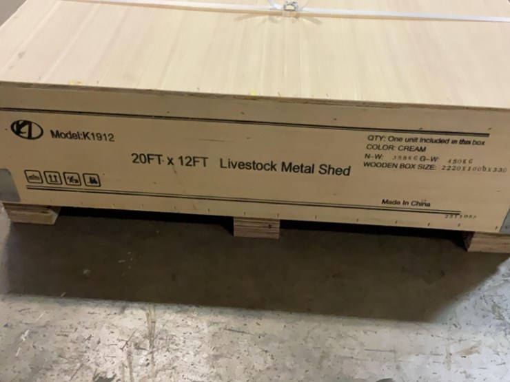 (inv.53016)-new-unused-k1912-metal-livestock-shed,-12'-x-20'-heavy-duty-shed-image-4