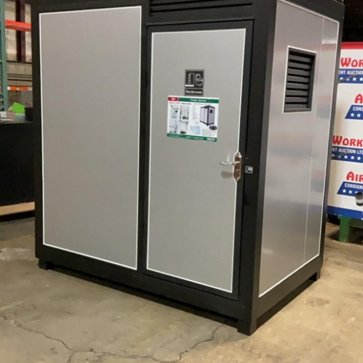 (Inv.53039) New Unused KJ K1522 Heavy Duty Portable Restroom With Shower, Sink, Toilet, Vent Fan