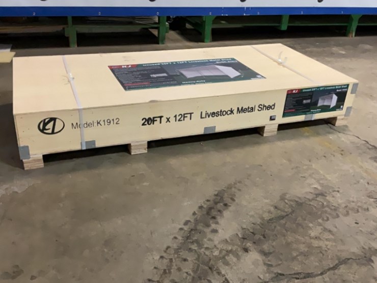 (inv.53016)-new-unused-k1912-metal-livestock-shed,-12'-x-20'-heavy-duty-shed-image-2