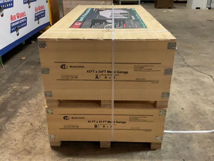 (inv.53027)-new-unused-kj-k4525-double-metal-garage,-25'-x-45'-heavy-duty-garage-image-4