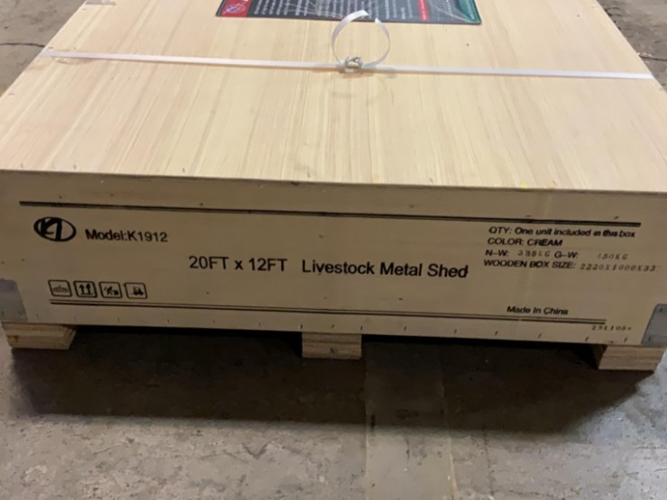 (inv.53009)-new-unused-kj-k1912-metal-shed,-12'-x-20'-heavy-duty-image-2